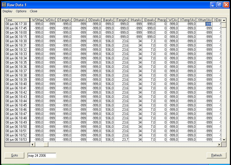 Data logger y software para estación Oregon WMR928NX 