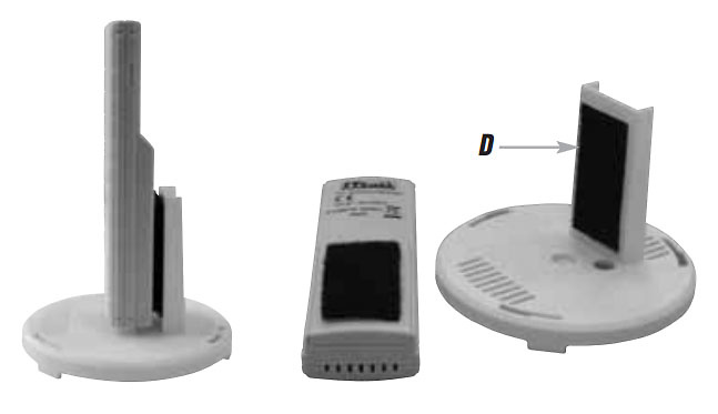 Garita protectora para sensores Detalle sujección sensor