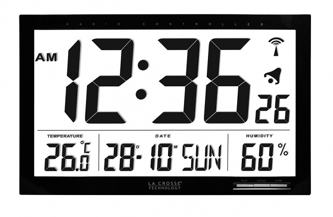 Reloj termohigrómetro gran formato La Crosse WS8007MA 