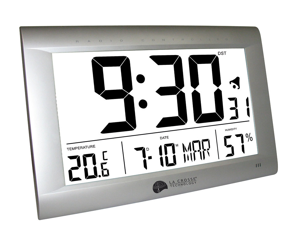 Reloj termohigrómetro gran formato La Crosse WS8009 Imagen ampliada.