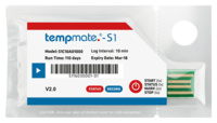 Registrador de temperatura de un solo uso Tempmate S1V2 (20 unidades)