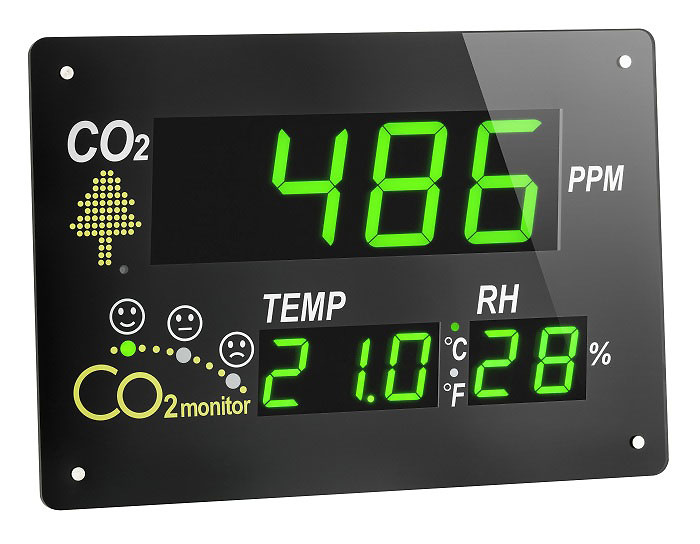  Medidor digital de CO2 Medidor de Co2 Monitor de Co2 Monitor  Alexa Detector de CO2 Monitor de temperatura humedad relativa Monitor de  calidad del aire : Industrial y Científico