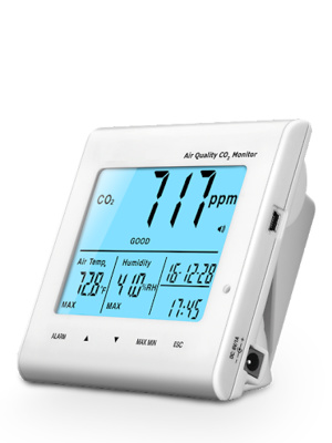 Medidor de temperatura, humedad y CO2
